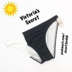 NWT Victoria’s Secret Bikini Bottom Black & White